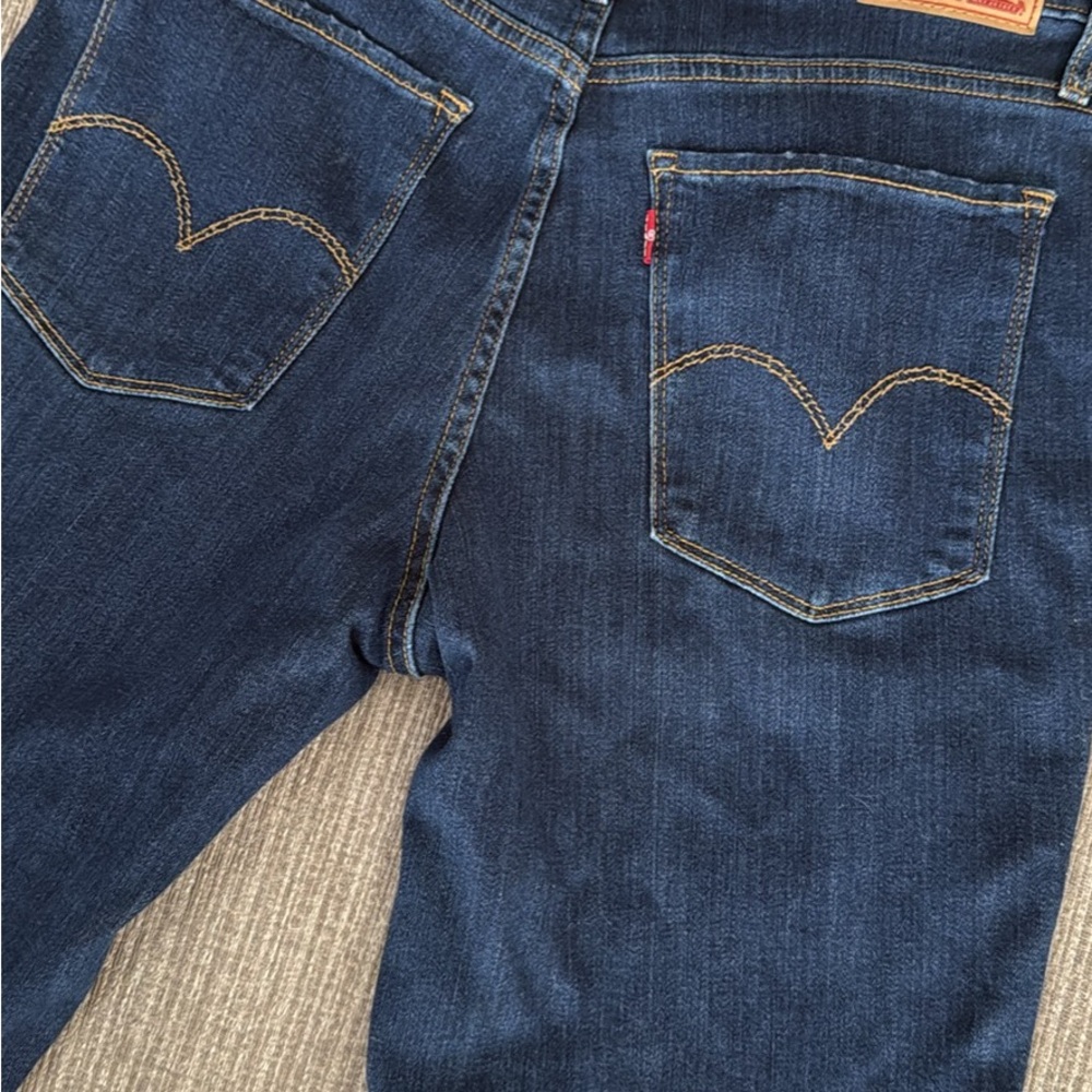 Levi's 721 High Rise Skinny Jeans - Indigo Blue - Picture 6 of 6
